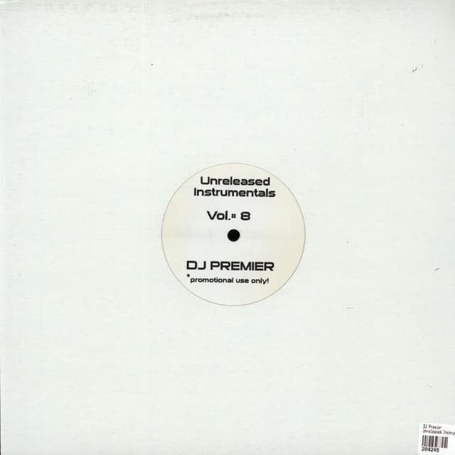 Unreleased Instrumentals, Volume 8 cover