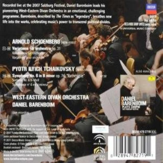 Tchaikovsky / Schoenberg cover