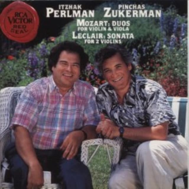 Mozart: Duos for Violin & Viola / Leclair: Sonata for 2 Violins cover