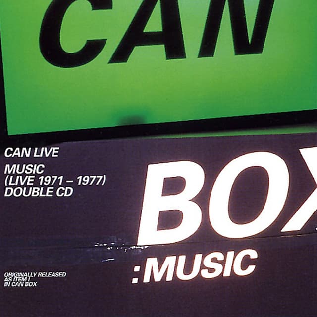 Can Live: Music (Live 1971-1977) cover