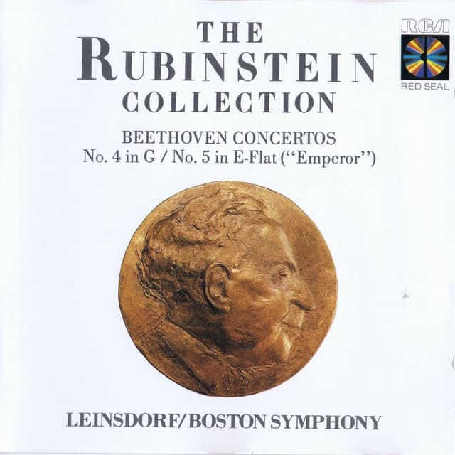 The Rubinstein Collection: Volume 58 (Beethoven Piano Concerto No. 4 & 5) cover