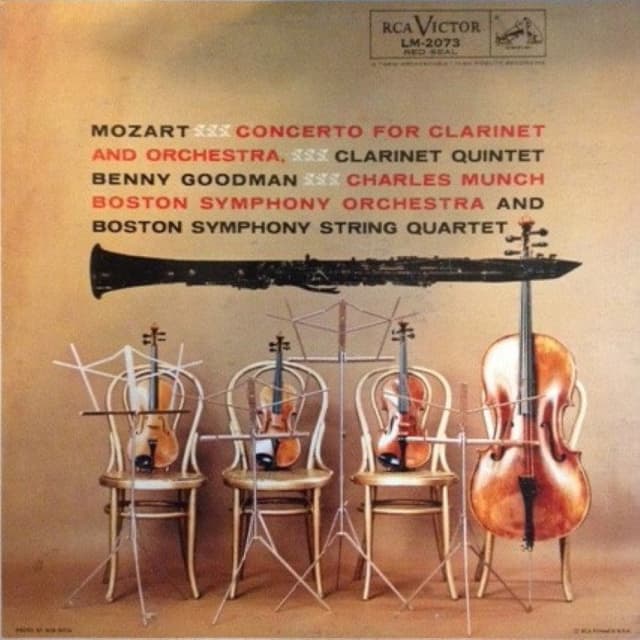 Mozart Clarinet Concerto and Quintet cover