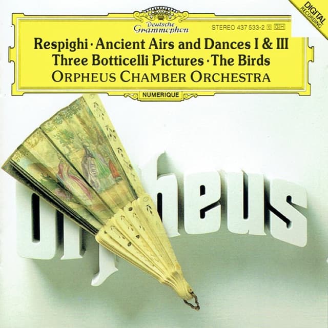 Ancient Airs and Dances I & III / Three Botticelli Pictures / The Birds cover
