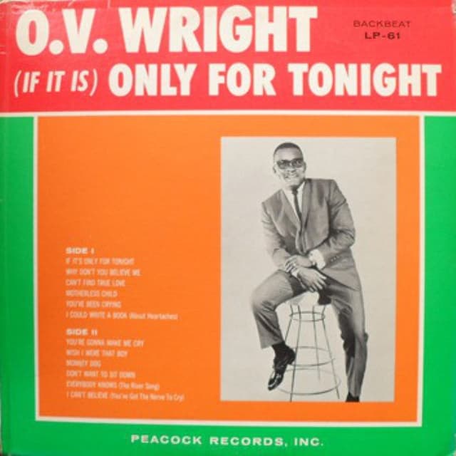 (If It Is) Only for Tonight cover
