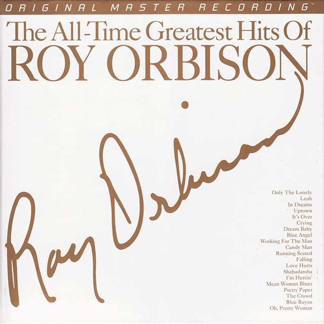 The All-Time Greatest Hits of Roy Orbison cover