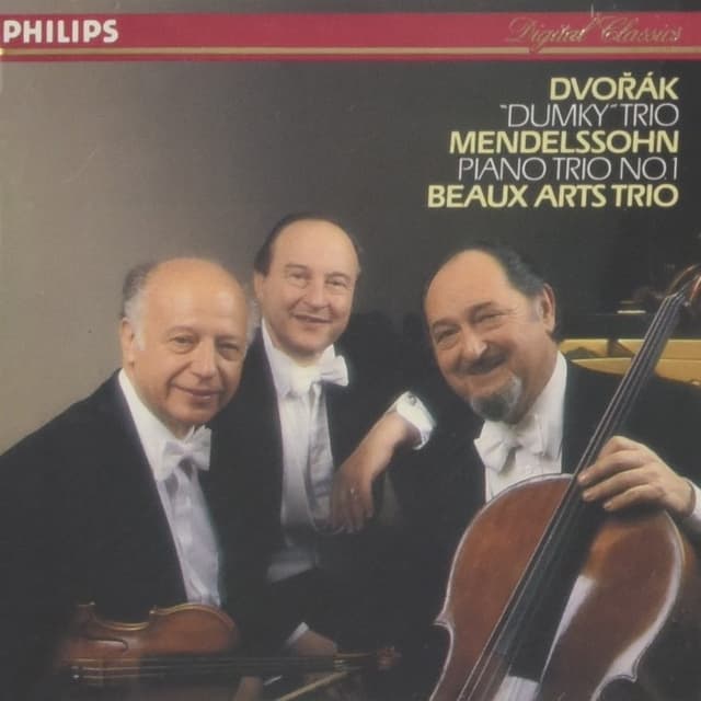 Dvorak: "Dumky" Trio / Mendelssohn: Piano Trio No.1 cover