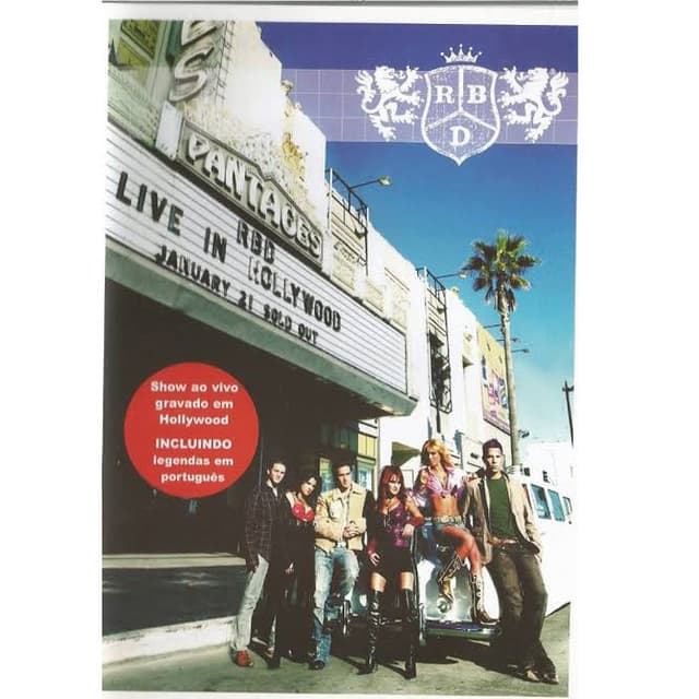 Live in Hollywood cover