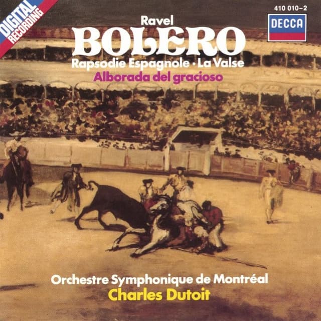 Boléro / Rapsodie espagnole / La valse / Alborada del gracioso (Orchestre symphonique de Montréal feat. condutor: Charles Dutoit) cover