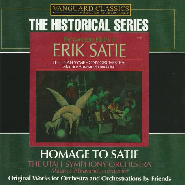The Complete Ballets of Erik Satie (Utah Symphony Orchestra feat. conductor: Maurice Abravanel) cover
