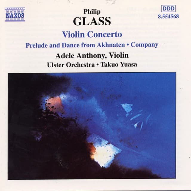 Violin Concerto / Prelude and Dance from Akhnaten / Company cover