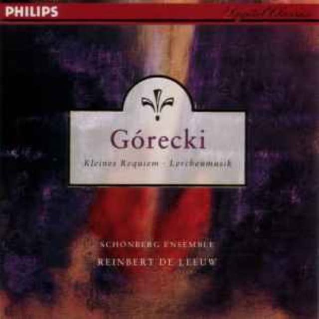 Kleines Requiem / Lerchenmusik (Schönberg Ensemble feat. conductor: Reinbert De Leeuw) cover
