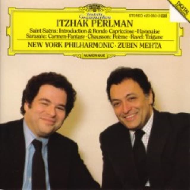 Sarasate: Carmen Fantasy, Op. 25 / Chausson: Poème, Op. 25 / Saint-Saëns: Havanaise, Op. 83; Introduction et Rondo Capriccioso, Op. 28 / Ravel: Tzigane cover