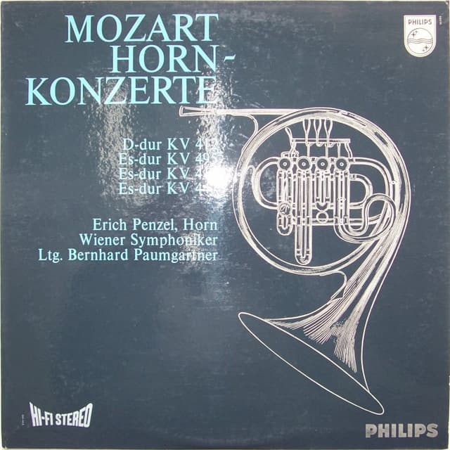 Hornkonzerte (E. Penzel, Horn, Wiener Sinfoniker, Paumgartner) cover