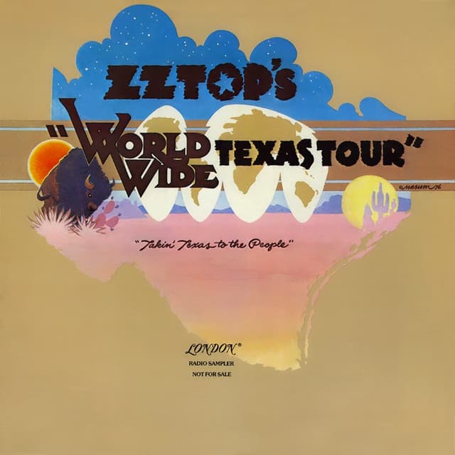 ZZ Top's Worldwide Texas Tour cover