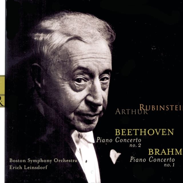Rubinstein Collection, Vol. 59: Beethoven: Piano Concerto No. 2; Brahms: Piano Concerto No. 1 cover