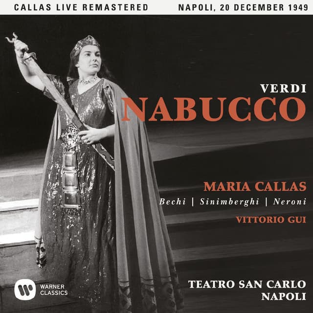 Verdi: Nabucco (1949 - Naples) - Callas Live Remastered cover