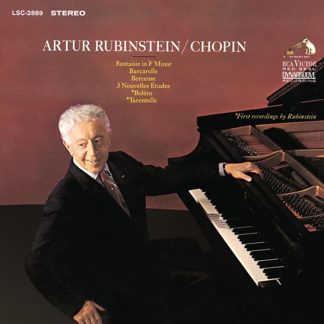 Chopin: Barcarolle, Op. 60; 3 Nouvelles Études; Boléro, Op. 19; Fantaisie, Op. 49; Berceuse, Op. 57 & Tarantelle, Op. 43 cover