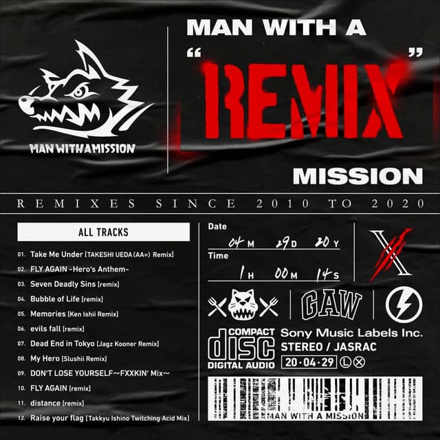MAN WITH A "REMIX" MISSION cover