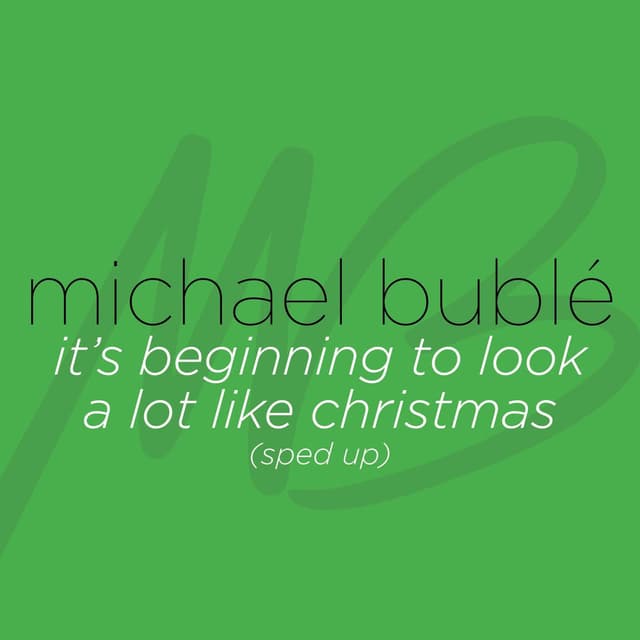 It's Beginning to Look a Lot like Christmas (Sped Up) cover