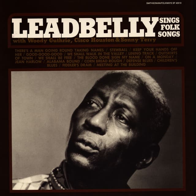 Leadbelly Sings Folk Songs album cover
