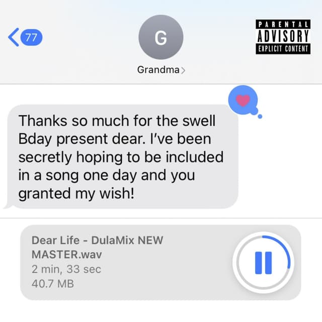 Dear Life cover