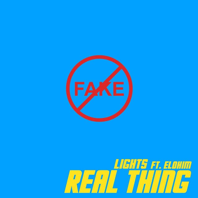 Real Thing (feat. Elohim) cover