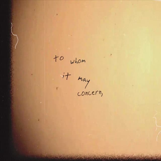 To Whom It May Concern album cover