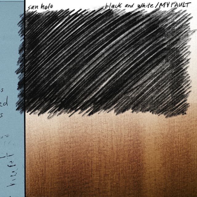 black and white / MY FAULT cover