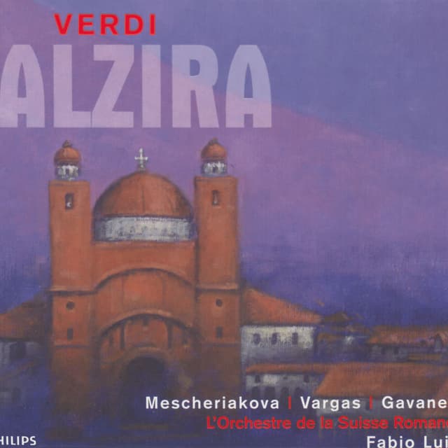 Verdi: Alzira cover