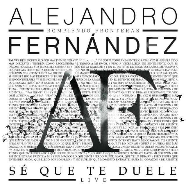 Sé Que Te Duele (Live) cover