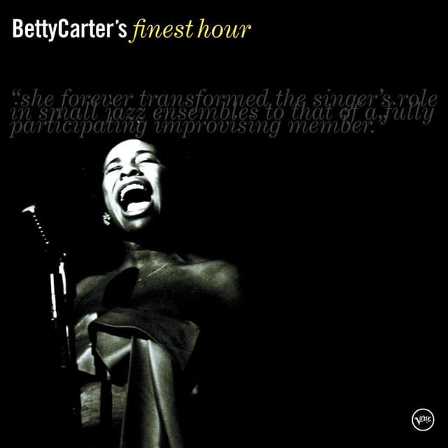 Betty Carter's Finest Hour cover