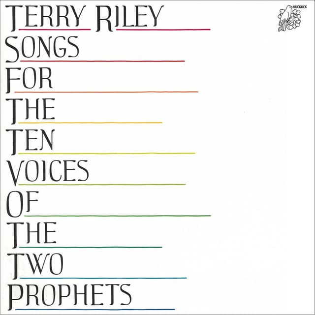 Riley: Songs for the Ten Voices of the Two Prophets cover