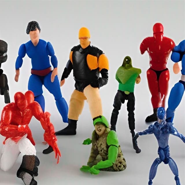 Action Figures Fighting cover