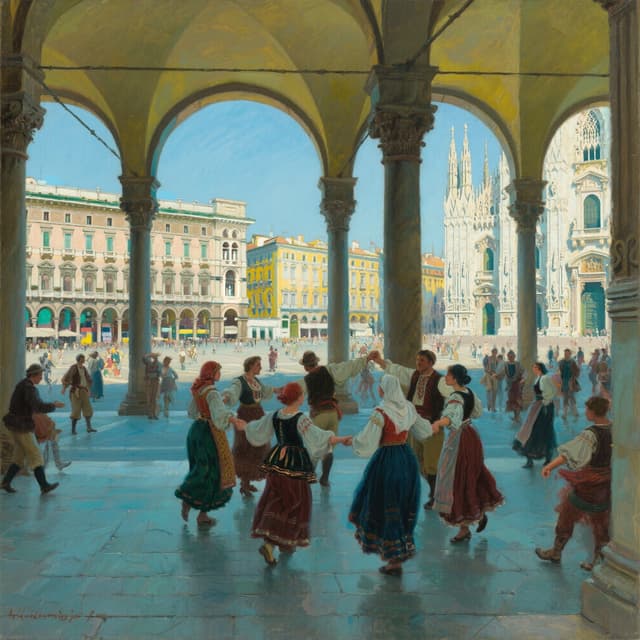 Milanese Serenade in Italy cover