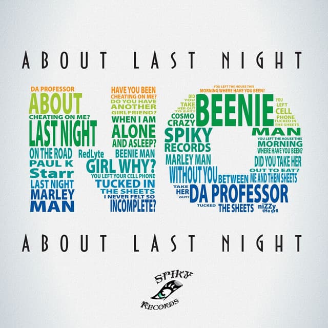 About Last Night cover