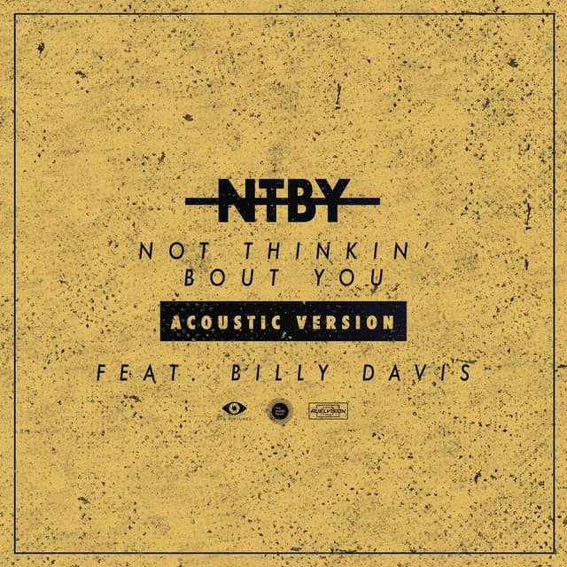 Not Thinkin' Bout You (feat. Billy Davis) (Acoustic Version) cover