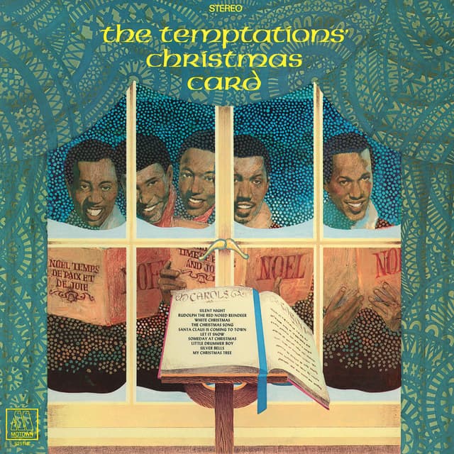 The Temptations Christmas Card cover