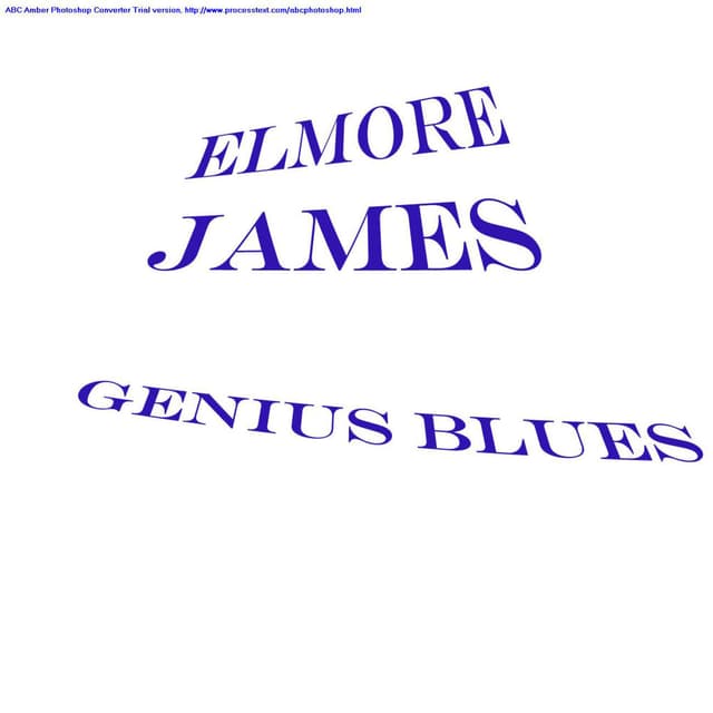 Genius Blues cover