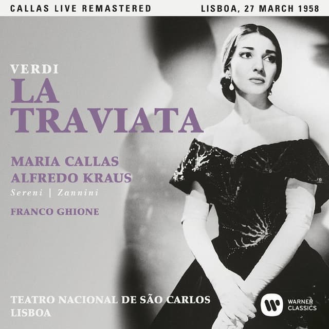 Verdi: La traviata (1958 - Lisbon) - Callas Live Remastered cover