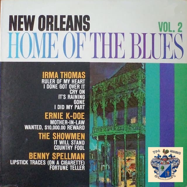 New Orleans, Home of the Blues Vol. 2 cover