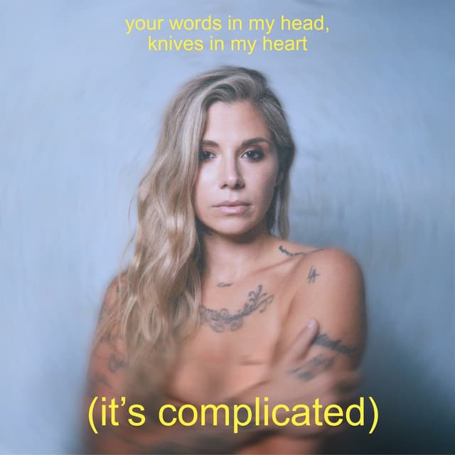 your words in my head, knives in my heart (it's complicated) cover