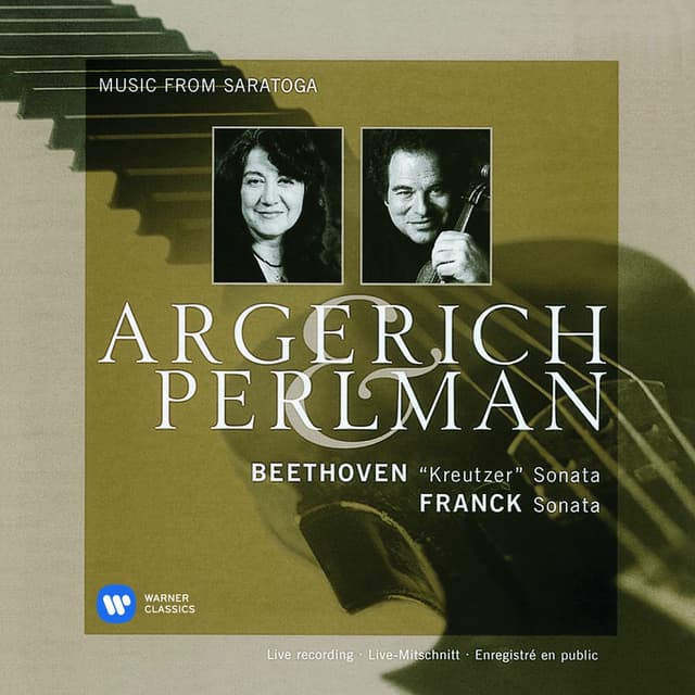 Beethoven: Violin Sonata No. 9, Op. 47 "Kreutzer" - Franck: Violin Sonata cover