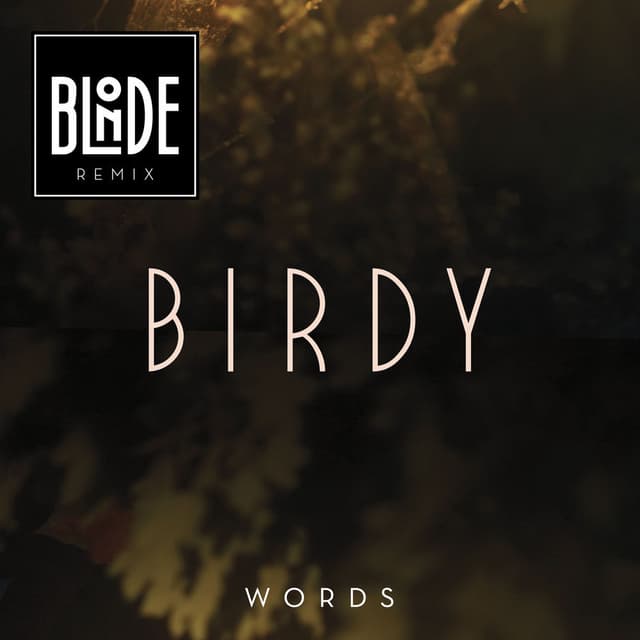 Words (Blonde Remix) cover