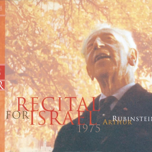 Rubinstein Collection, Vol. 80: Recital for Israel: Beethoven, Schumann, Debussy, Chopin, Mendelssohn cover