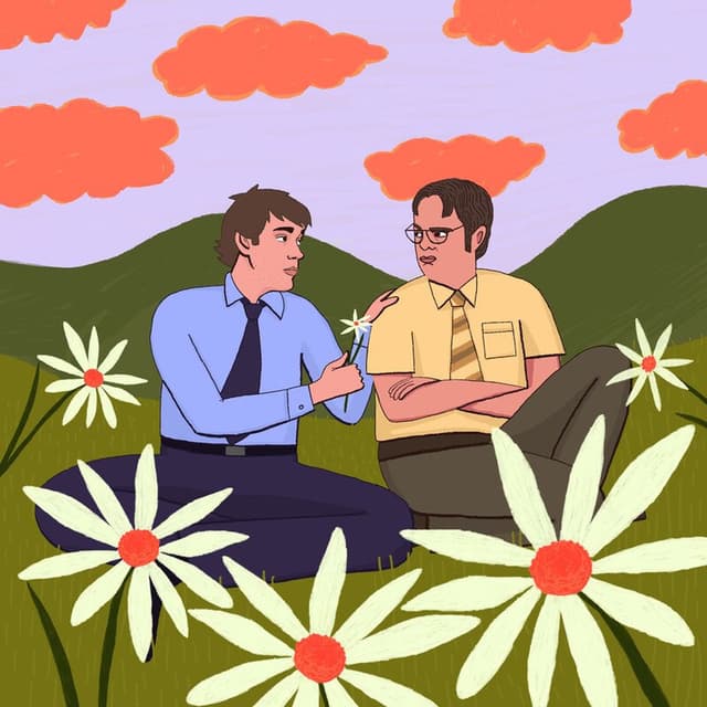 Jim and Dwight cover