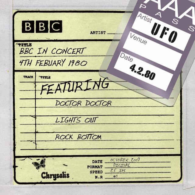 BBC in Concert (4 February 1980) cover