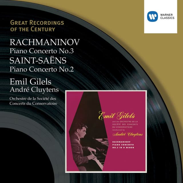 Rachmaninov: Piano Concerto No. 3 - Saint-Saëns: Piano Concerto No. 2 cover