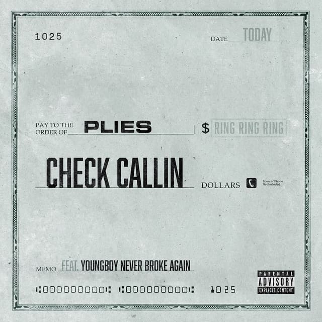 Check Callin (feat. YoungBoy Never Broke Again) cover