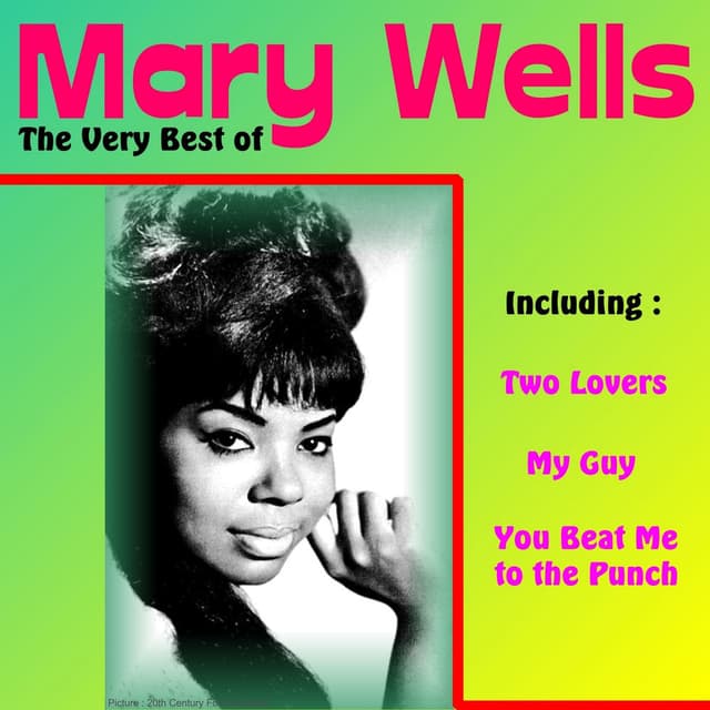 The Very Best of Mary Wells cover
