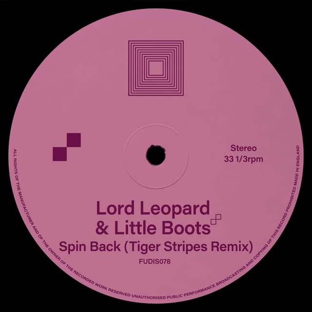 Spin Back (Tiger Stripes Remix) cover